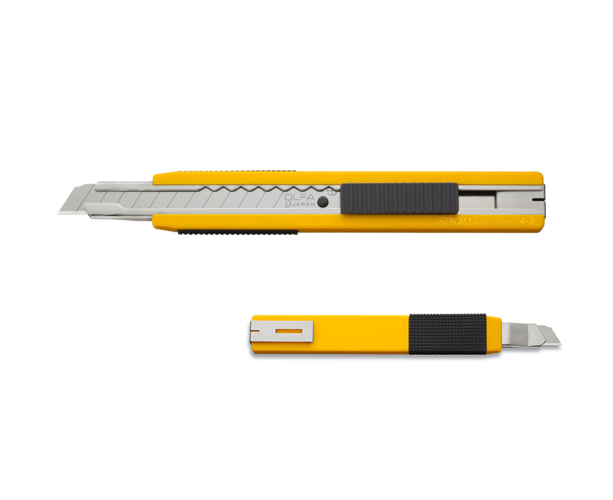 Cutter Estándar con Empuñadora antideslizante de 9mm - "OLFA A-2"