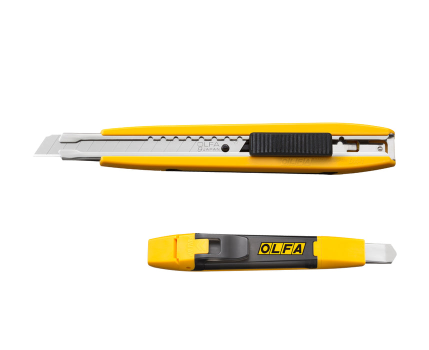 Cutter Estándar con contenedor de cuchillas 9mm - "OLFA DA-1"