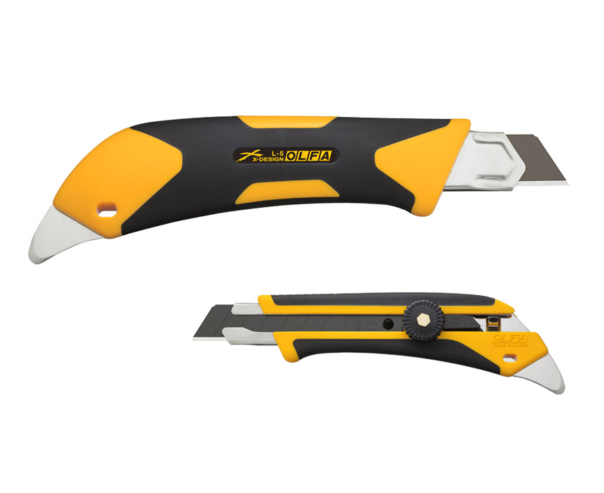 Cutters de alta resistencia ConfortGrip con quitagrapas de 18mm "OLFA L5"