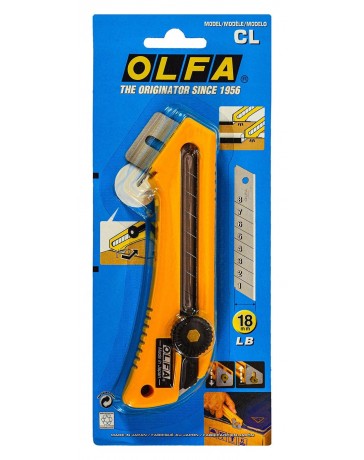 Cutter con medidor de profundidad y quita grapas de 18mm - "OLFA CL"