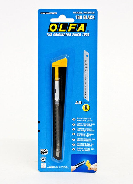Cutter Estandar de Metal 9mm - "OLFA 180-B"