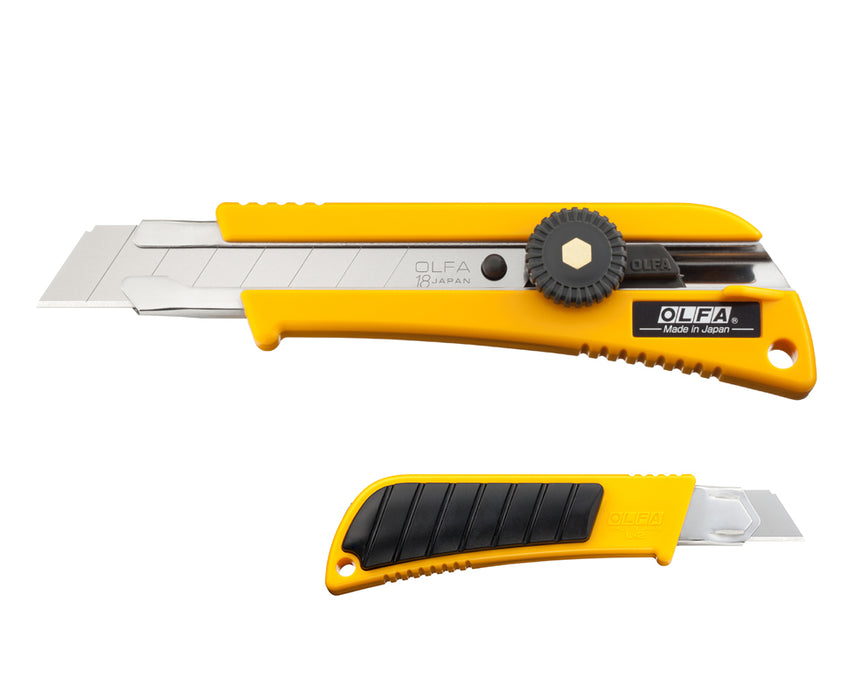 Cutters de uso rudo con mango contorneado de 18mm - "OLFA L1 Y L2"