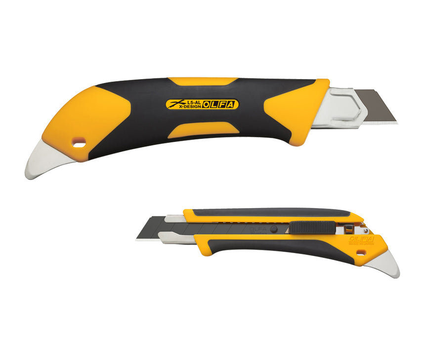 Cutters de alta resistencia ConfortGrip con quitagrapas de 18mm "OLFA L5"